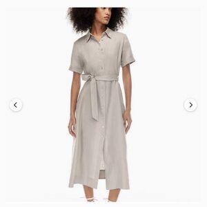 NWT Aritzia Wilfred Linen Dress (Discontinued color!)